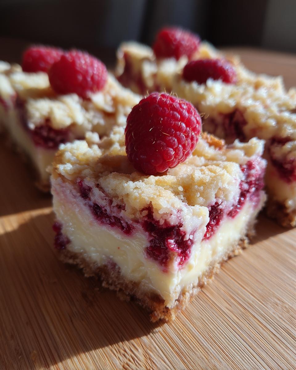 Lemon Raspberry Bars - detail 2