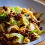 Low-Carb Cabbage and Beef Stir Fry