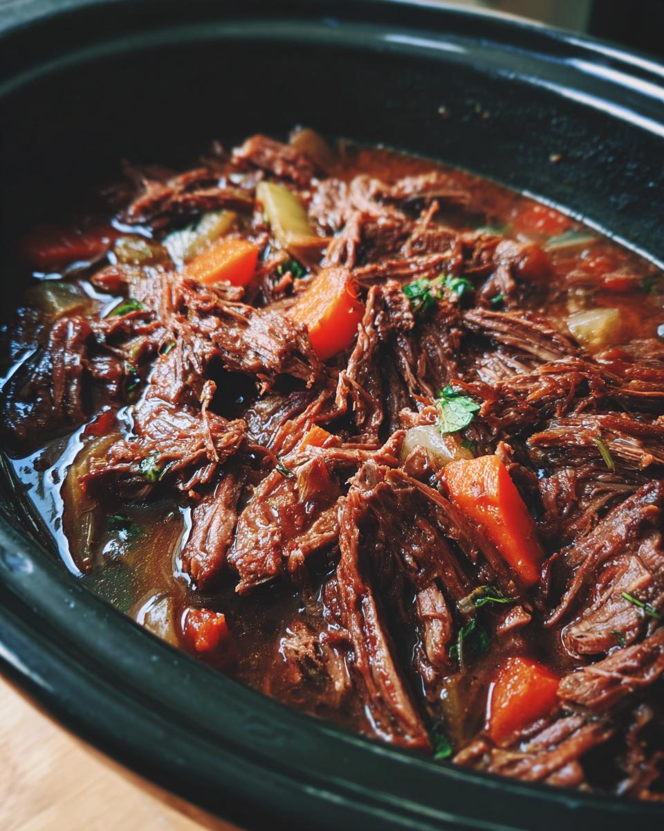 Make-Ahead Slow Cooker Beef for the Week - detail 1