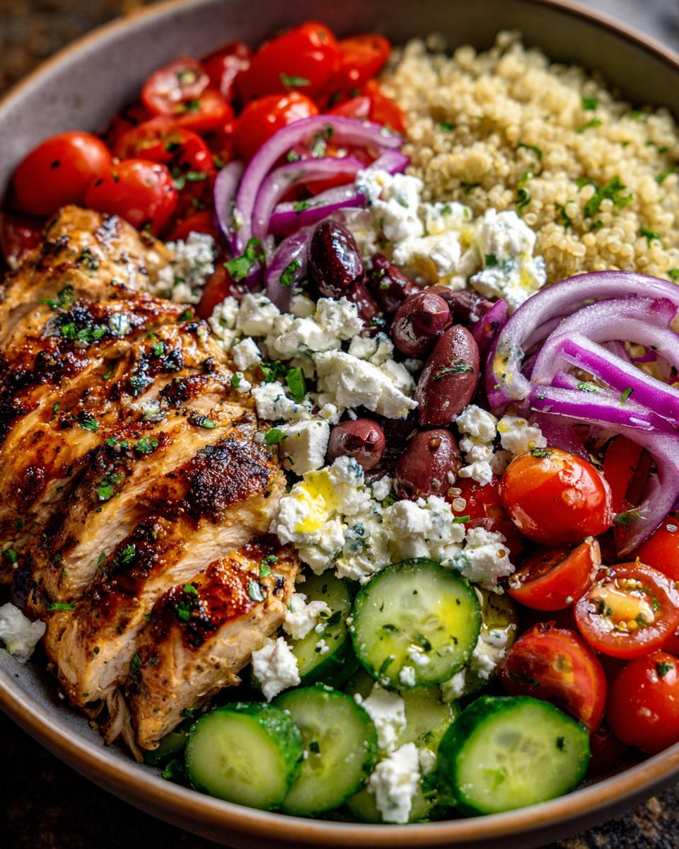 Mediterranean Chicken Bowl - detail 1