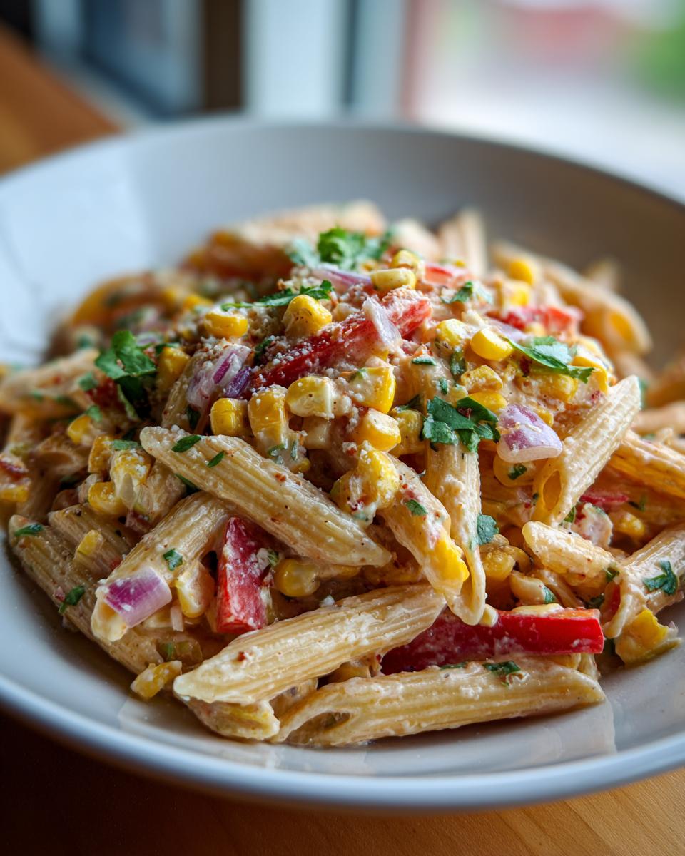 Mexican Street Corn Pasta Salad is a must-try dish! - detail 1