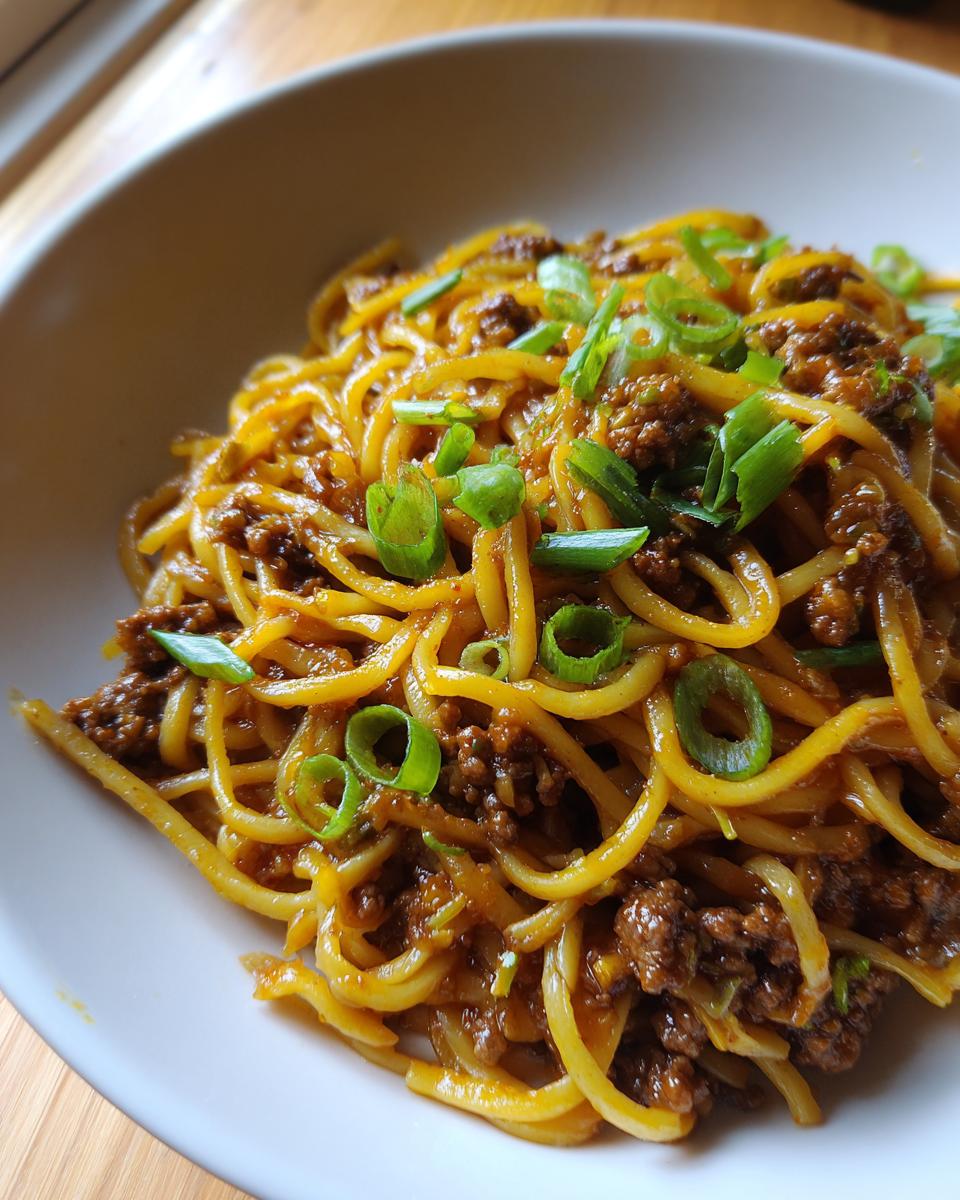 Unbelievable! 30-Min Mongolian Ground Beef Noodles Recipe