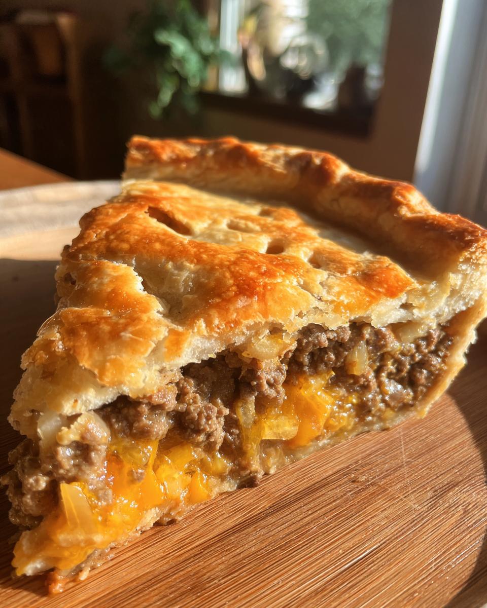 One-Pan Cheeseburger Pie Dinner - detail 1