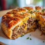 One-Pan Cheeseburger Pie Dinner