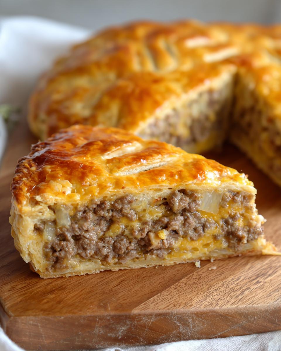 One-Pan Cheeseburger Pie Dinner - detail 2
