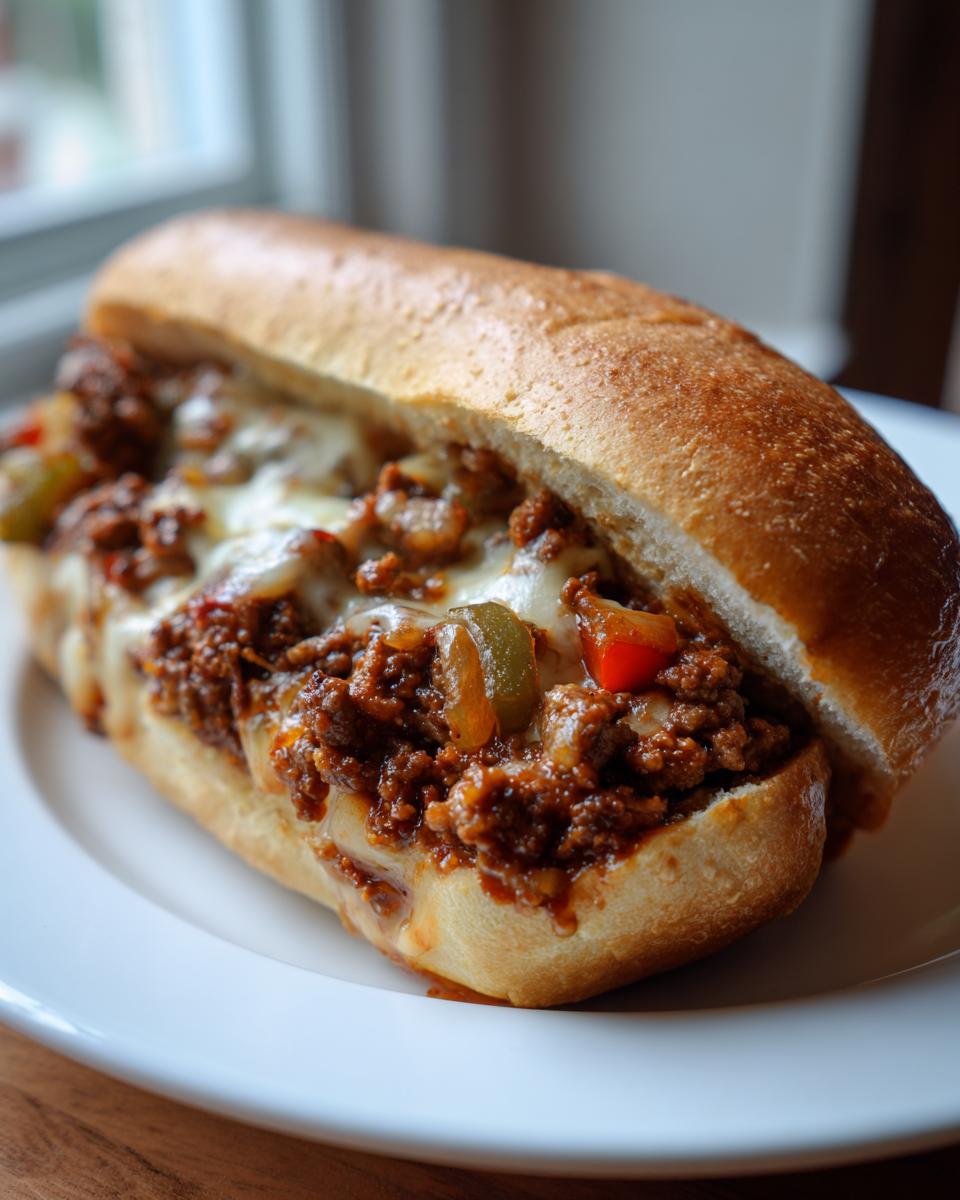 PHILLY CHEESESTEAK SLOPPY JOES - detail 1