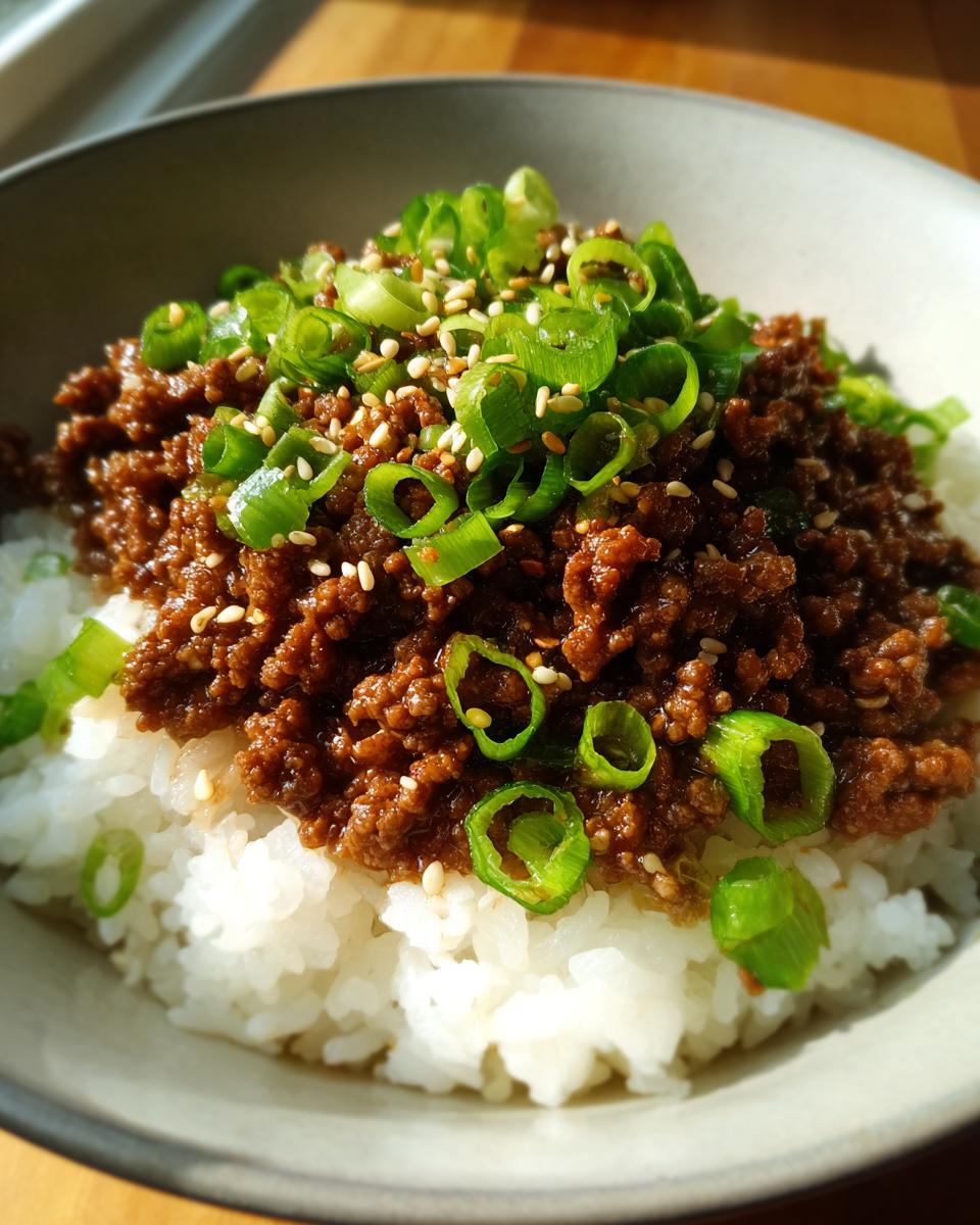 Quick & Easy Korean Ground Beef Bowl – Better Than Takeout! - detail 1