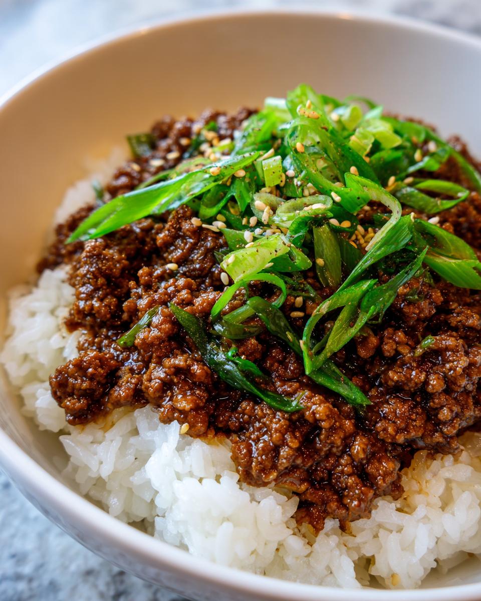 Quick & Easy Korean Ground Beef Bowl – Better Than Takeout! - detail 2