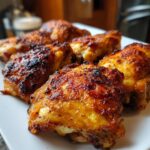 SUPER Crispy Air Fryer Chicken Thighs!