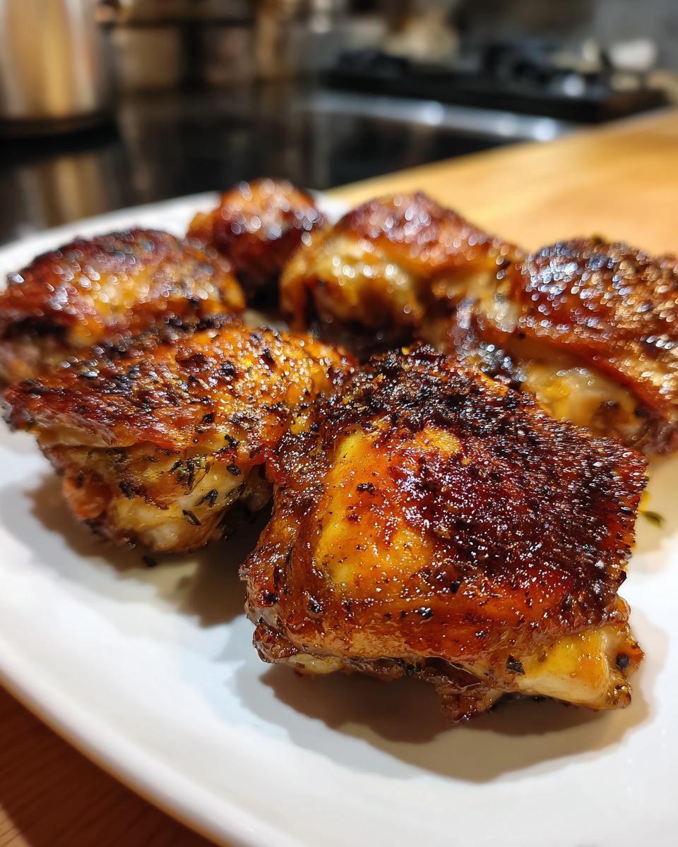 Get 20 Min. SUPER Crispy Air Fryer Chicken Thighs! 5 SUPER Crispy Air Fryer Chicken Thighs! - detail 2