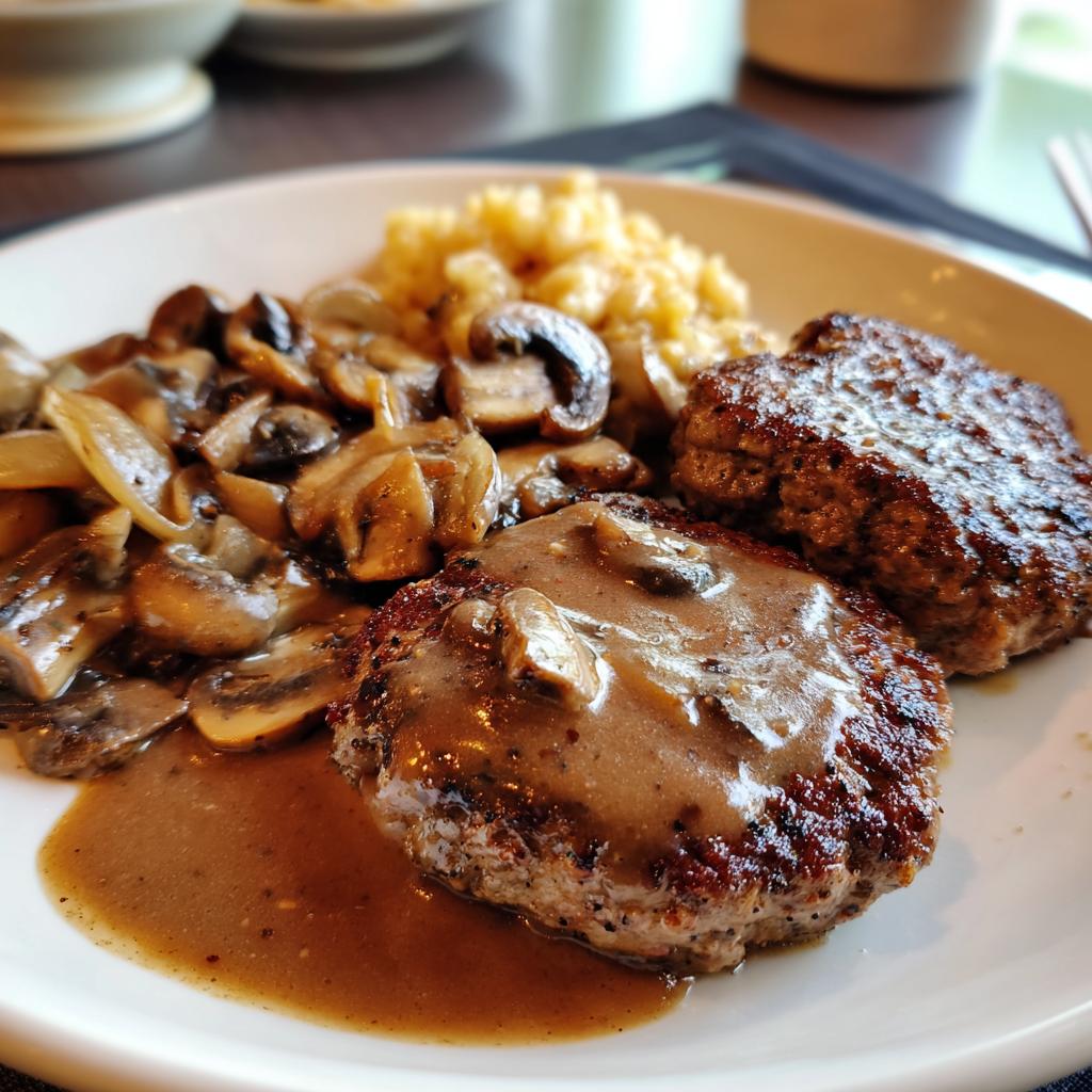 Simple Salisbury Steak is An Easy & Delicious Ground Beef Meal! - detail 2