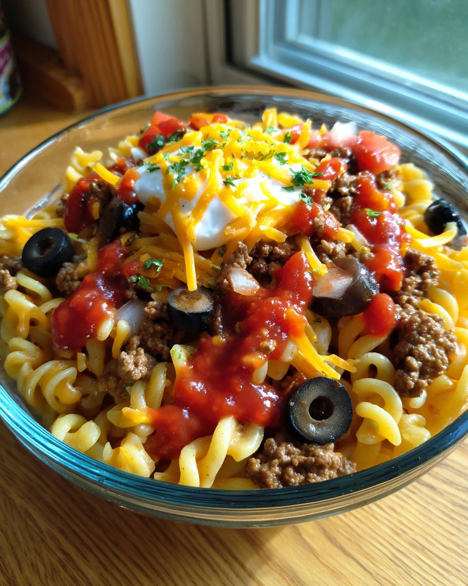 Taco Pasta Salad - detail 2