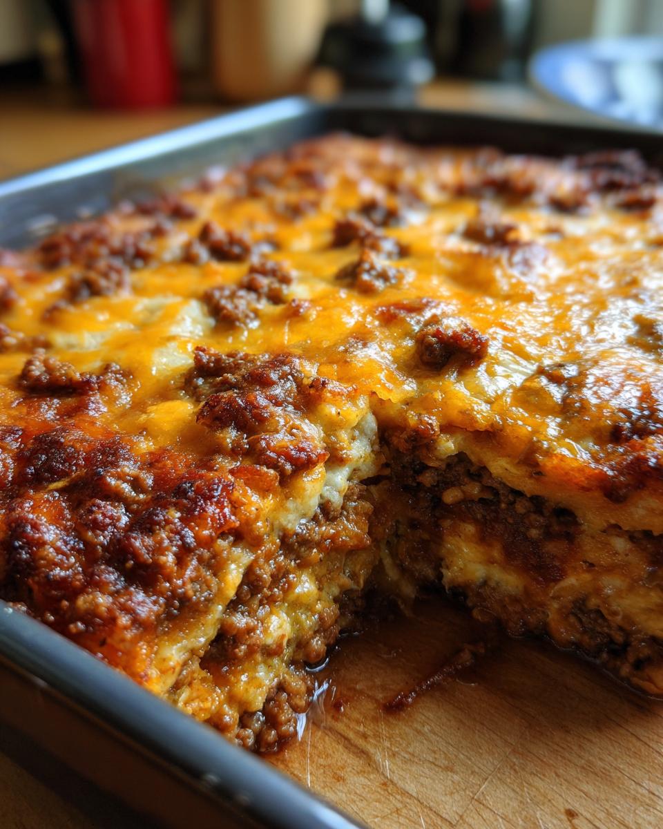 The BEST Beef Enchilada Casserole - detail 2