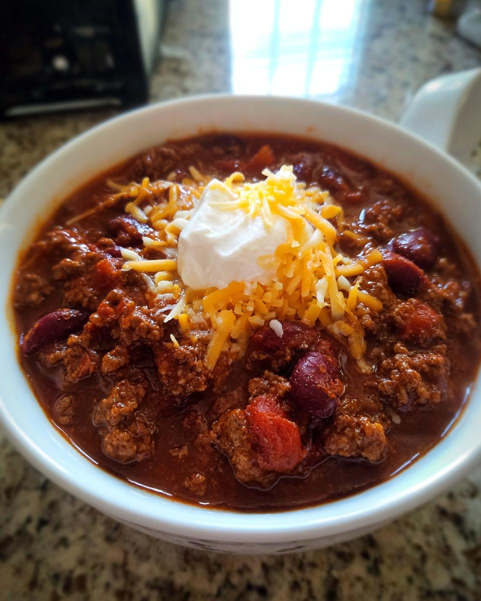 The Best Ever Chili Recipe: 30 Minutes of Joy! 4 The Best Ever Chili Recipe, made with ground beef, beans and the perfect mix of chili spices. - detail 1