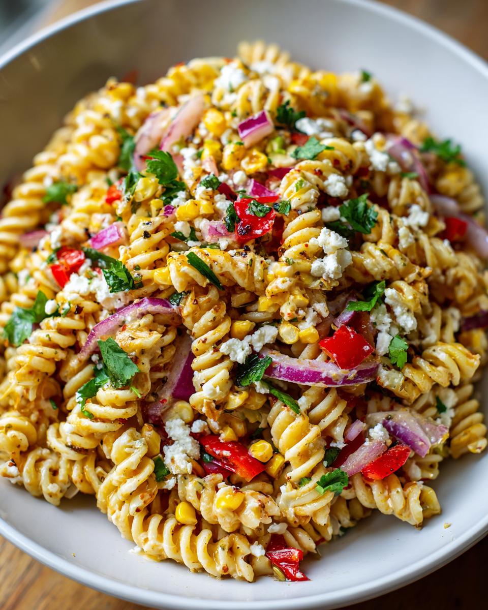 The Best Street Corn Pasta Salad: 1 Recipe to Love! 4 The Best Street Corn Pasta Salad - detail 1