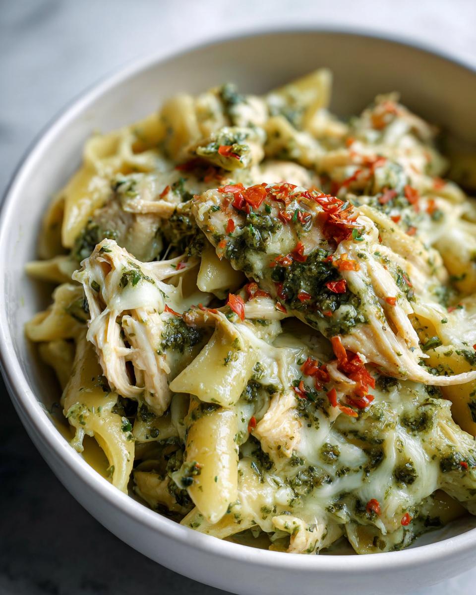 Creamy Pesto Chicken Pasta Bake | Easy - detail 1