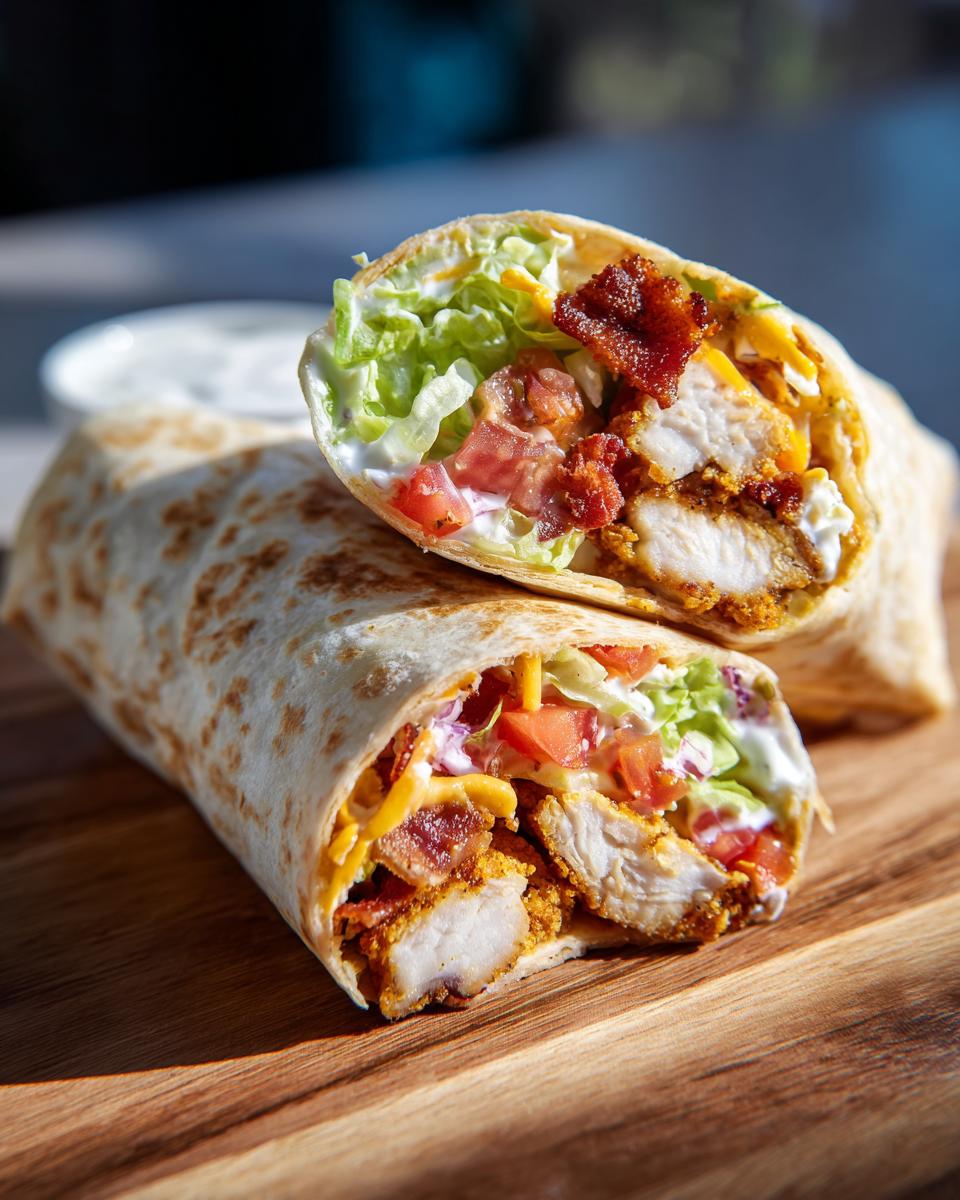 Unwrap 2 Ways to Love **Crispy Chicken Bacon Ranch Wrap** 5 Crispy Chicken Bacon Ranch Wrap - detail 2