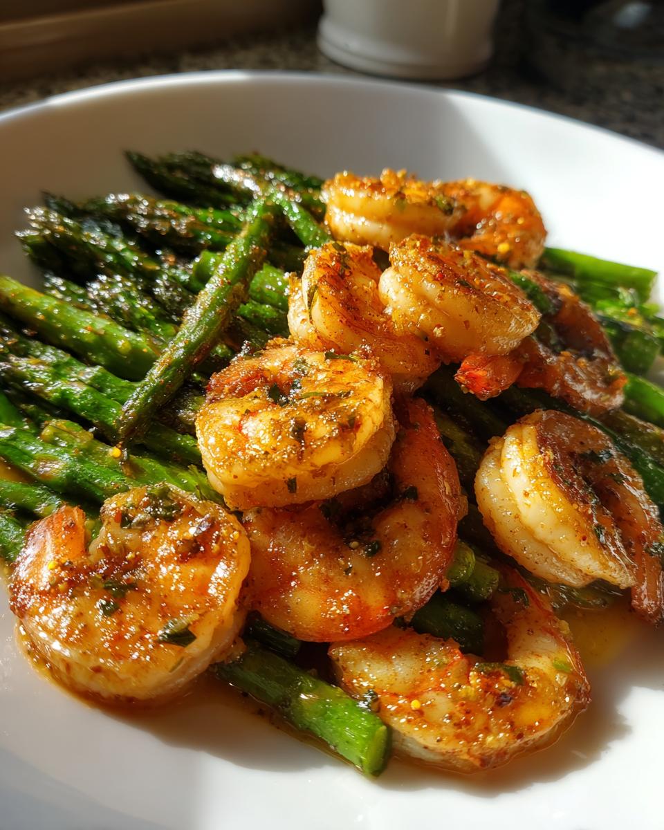 Unbelievably Easy: Lemon Garlic Shrimp in 20 Mins! 4 Lemon Garlic Shrimp and Asparagus (20-Minutes) - detail 1