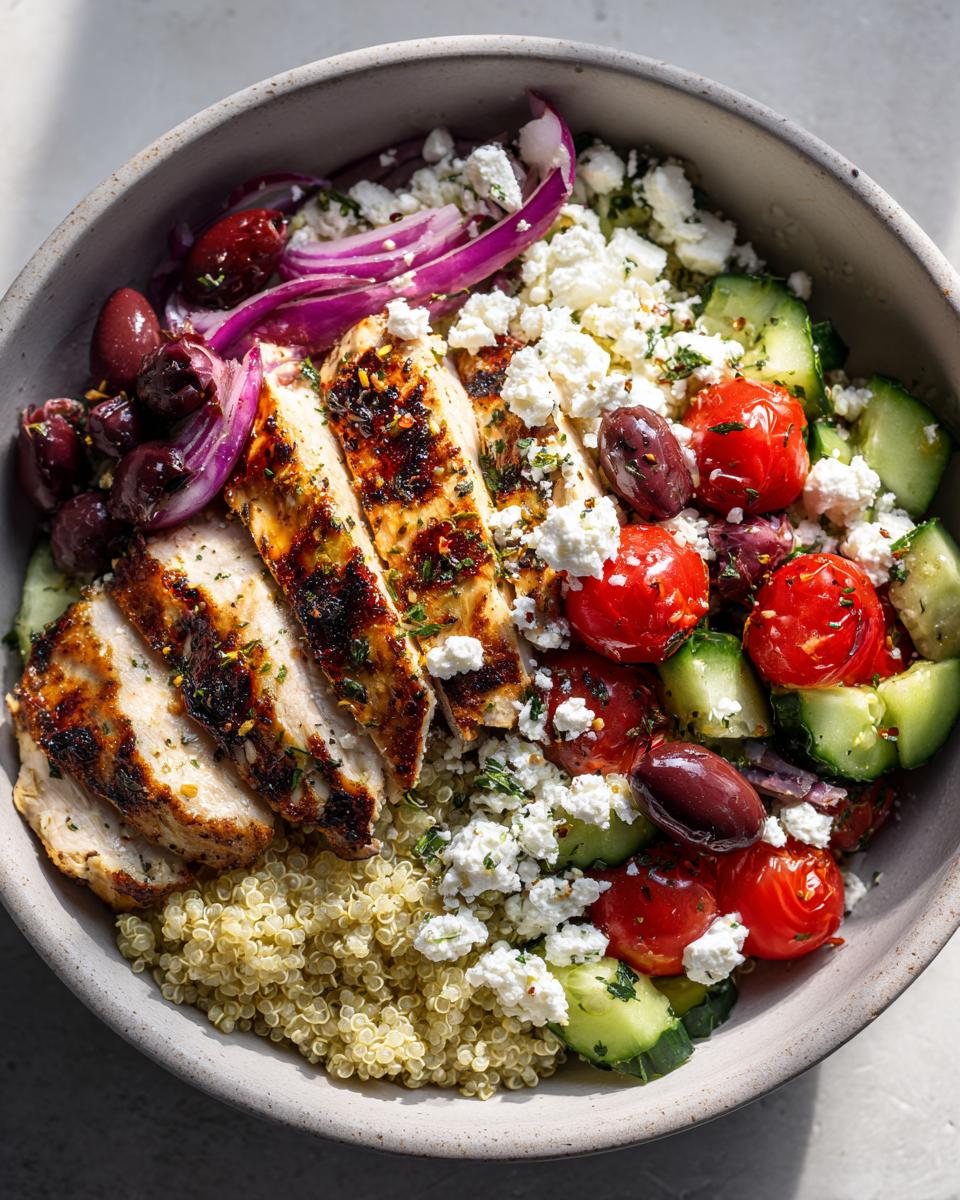 Mediterranean Chicken Bowl easy - detail 2