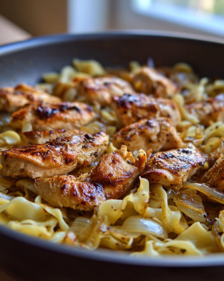 Savory One-Pan Chicken with Buttered Noodles